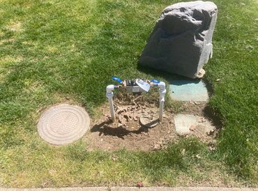 Updated a failing double check backflow preventer with this new Wilkins 375 RPZ device in Hixson TN.