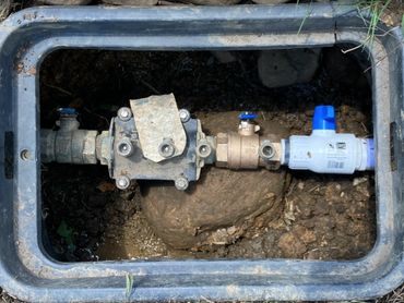 Repair and updating of a Wilkins 350 DC backflow device in Cleveland, TN. New isolation valve.