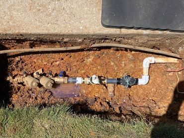 Sprinkler Repair at a residence in East Brainerd, TN.
