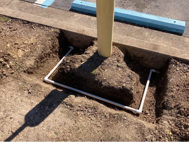 Sprinkler Repair at Regions Bank in Chattanooga, TN.