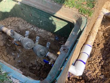 Sprinkler Repair at the Tennessee Aquarium in Chattanooga, TN.