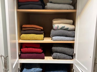 Closet after