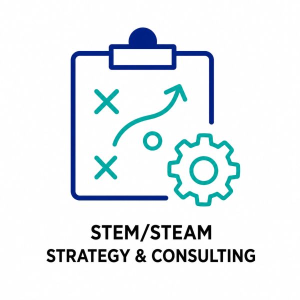 Logo for STEM/STEAM Strategy & Consulting.