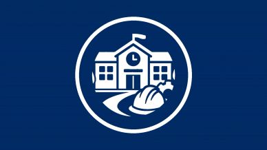 institution and construction hat