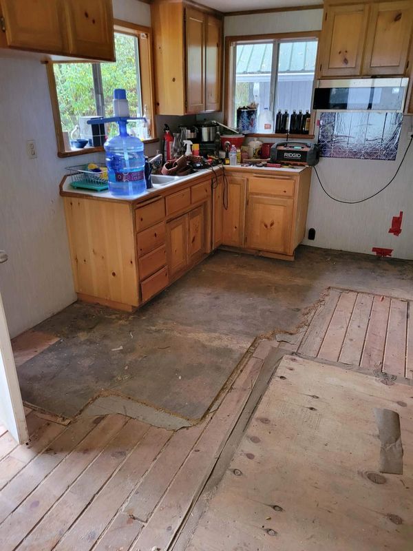 Before, on a remodel down to the studs