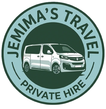 Logo for Jemmima's Travel Private Hire.