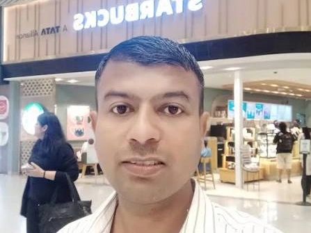 Nehemiah Dhariwal at Hyderabad airport.
