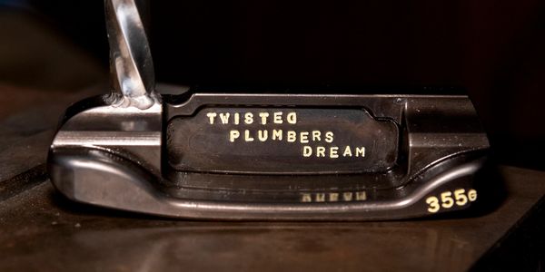 Custom Carbon hand stamped putters. Every one, made to order.
