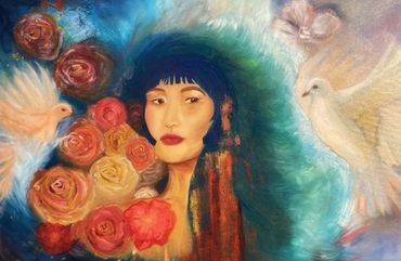 “All your Waves and Breakers “
18x24 Oil on Canvas