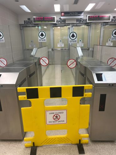 Watch out for EXIT closure at PHL. . You just might get trapped. Oh crap.