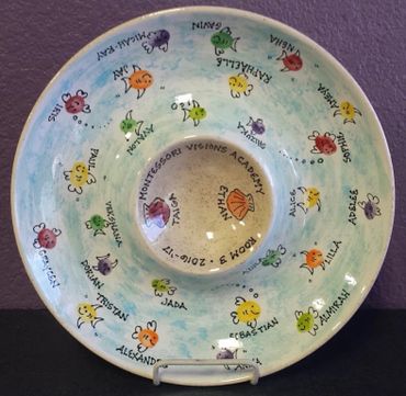 School Auction Fundraising with Fingerprint Art