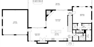 Lower Level Basement Floor Plan