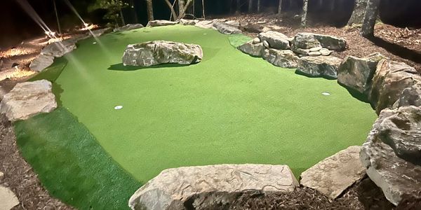 New, custom designed, 5-hole putting green completed Feb 2024!