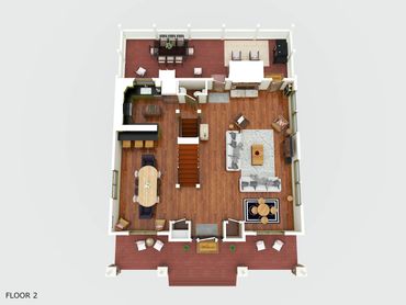 Accurate 3-D Model of Main Level