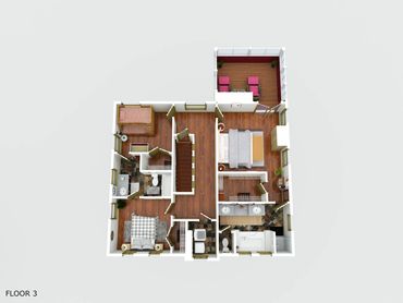 Accurate 3-D Model of Upper Level