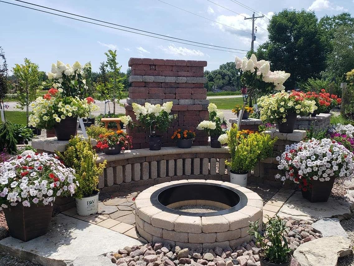 Sampling of a firepit area