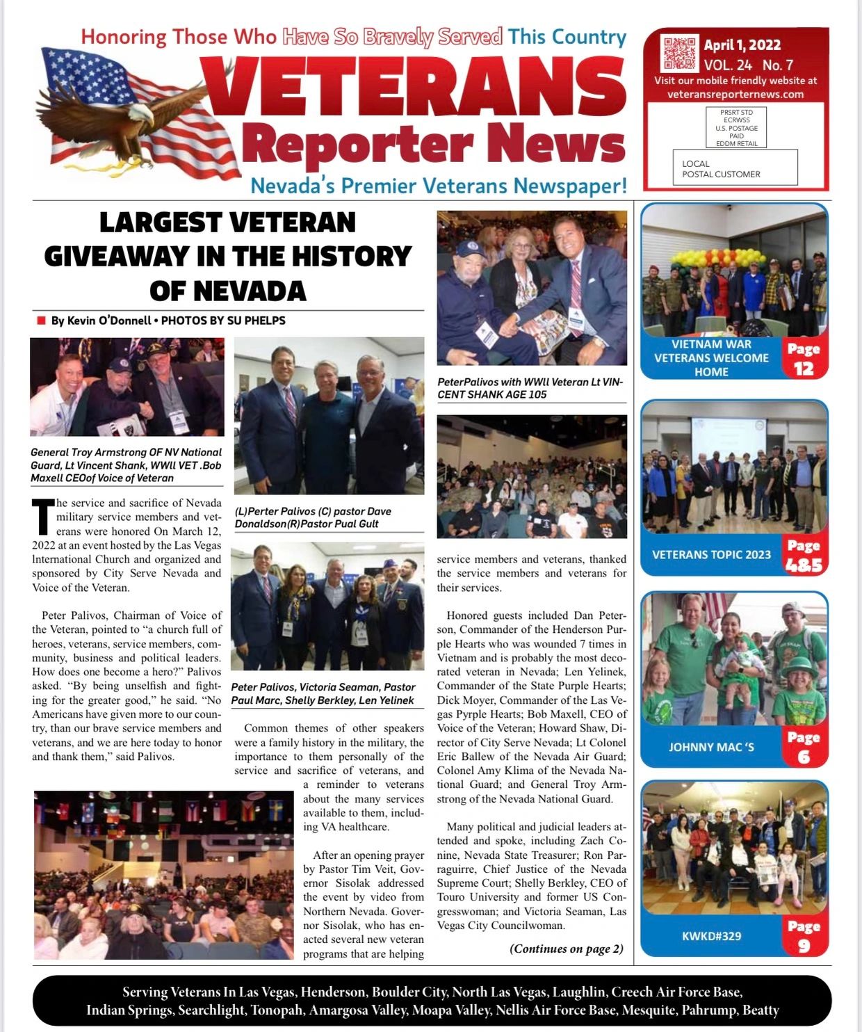 Largest Veteran Giveaway in the history of Nevada