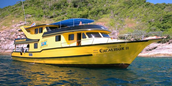 Excalibur - larger boat used for full day trips