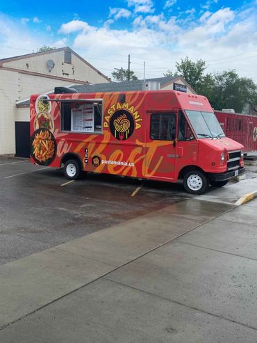 food truck pasta, vegetarian food, pasta