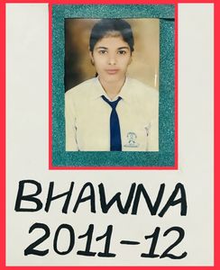 Bhawna - Solanki Public School Topper, CBSE Xth Board Exams (2011-12).
