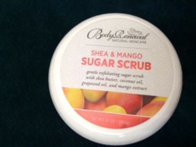 Shea and mango sugar scrub