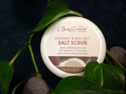Coconut and sea salt scrub