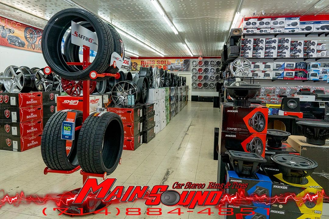 We are the MAIN SOURCE for Car Audio,Rims and Tires!