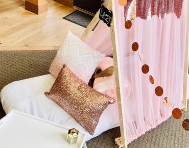 Sleepover Tents, Glam Party, Kids Party, Bozeman Kids Party, Bozeman Birthdays, Bozeman Events