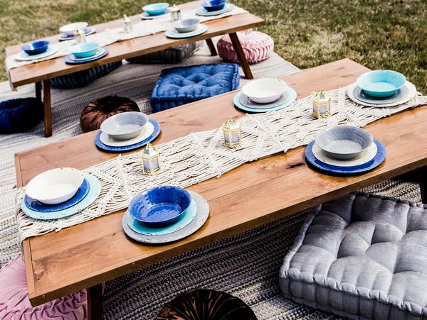 Table Rental, Boho Tables, Party Rental Kids Party, Outdoor Table, Bozeman Birthdays, Bozeman Events