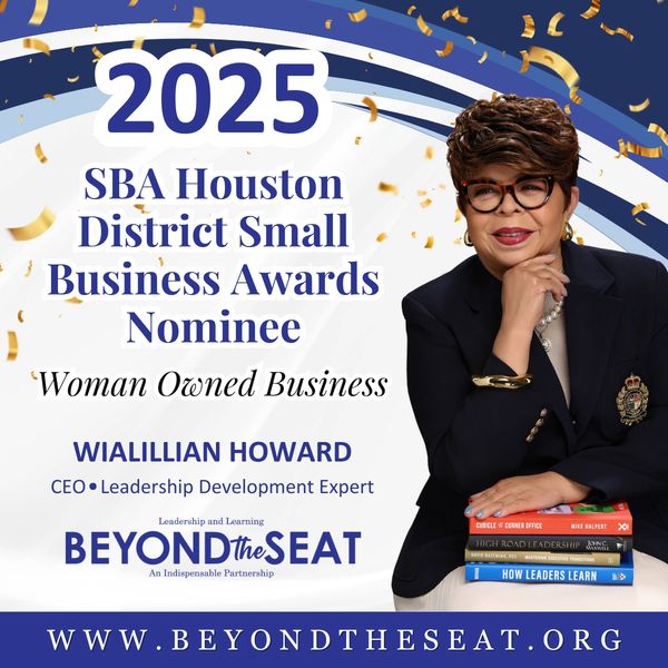 Wialillian Howard, CEO of Beyond the Seat, recognized as a 2025 SBA Houston District Small Business