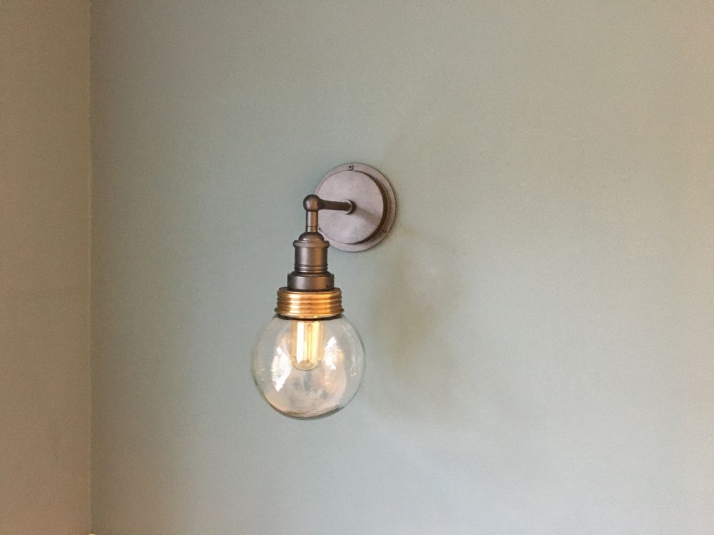 Industville feature wall lighting.