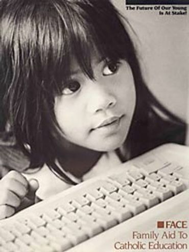 Still photography example - young girl at keyboard