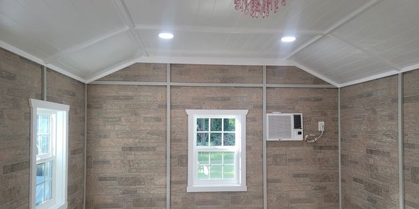 240 sq feet Office & Storage fully finished with 100amp Electric, Smarthome ready, 4 Ring Floodlight