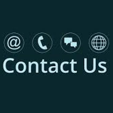 A picture of an @ symbol, a phone, a Ttext message box, and a World Wide Web globe.