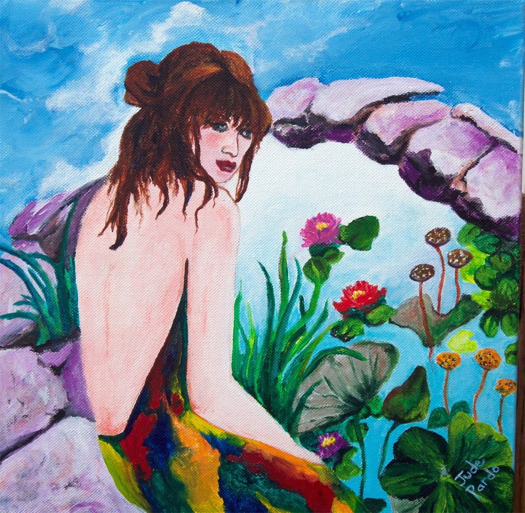 What?!, Judy Bragg Pardo, Jude, pond, fairy, spiritual, visionary