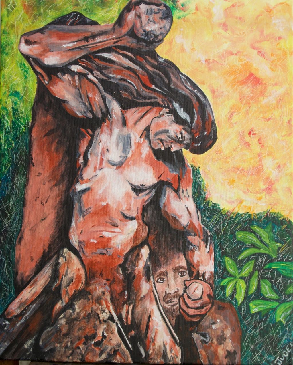 Statute Revenge, Judy Bragg Pardo, Jude, spiritual, visionary, surreal,  Statute, artist, revenge