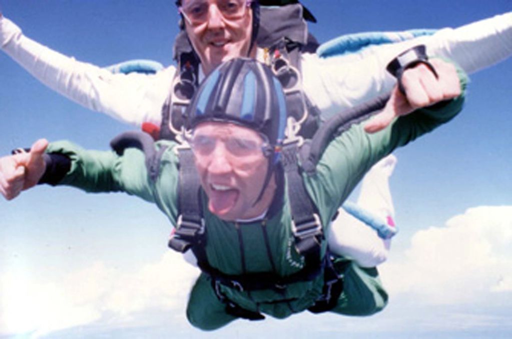 Robert Baron Pardo , tandem, parachute