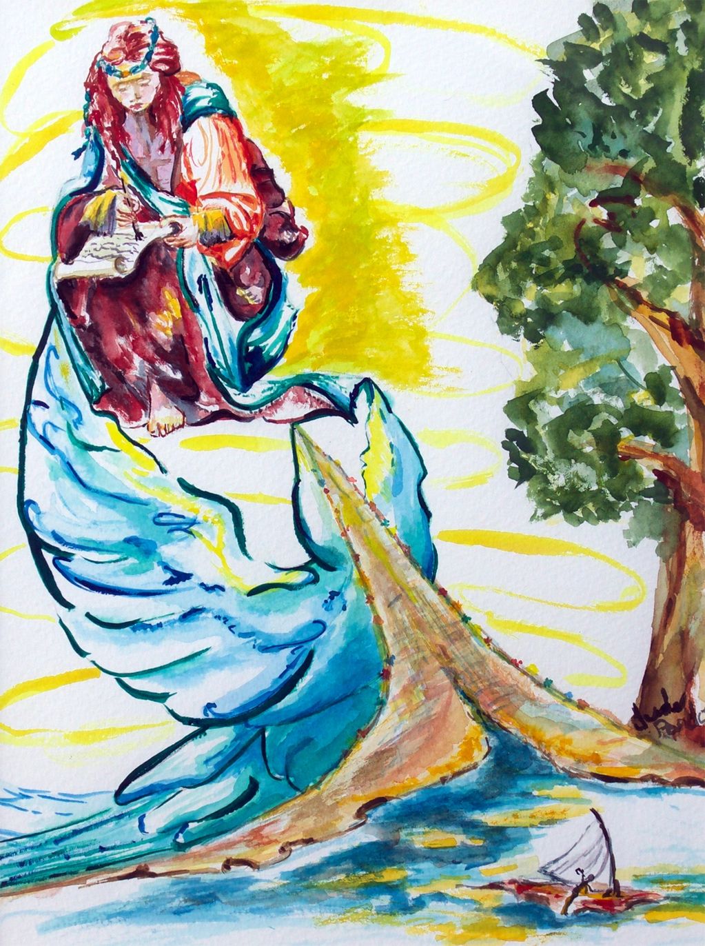 Italia: Doing it Again, Judy Bragg Pardo, Jude, spiritual, visionary, surreal, imprint, many lives,