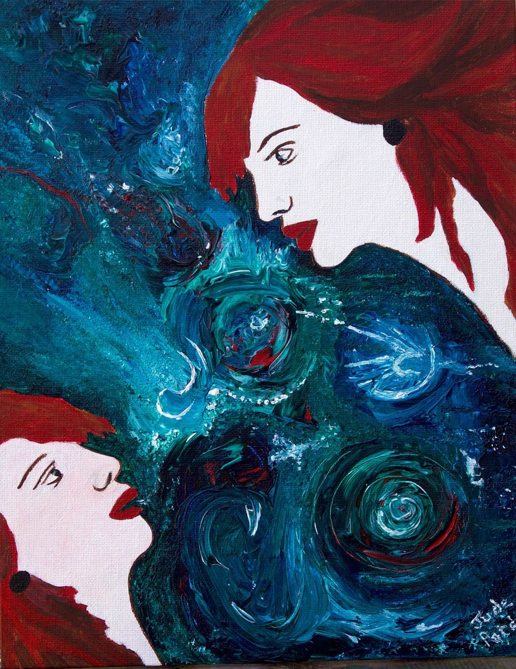 You. Me. One, Judy Bragg Pardo, Jude, spiritual, visionary, surreal, you, me, one, space, in-between