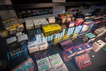 Let's take a dab in the lounge on a puffco.