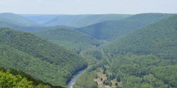 Scenic view of mid-Pennsylvania