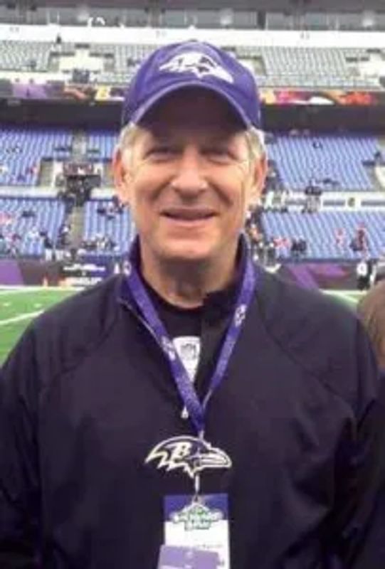 Dr. Brad Lerner, attending a Ravens game