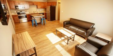 Furniture Included 
Tv Provided
Fiber Optic Internet (1 GB)