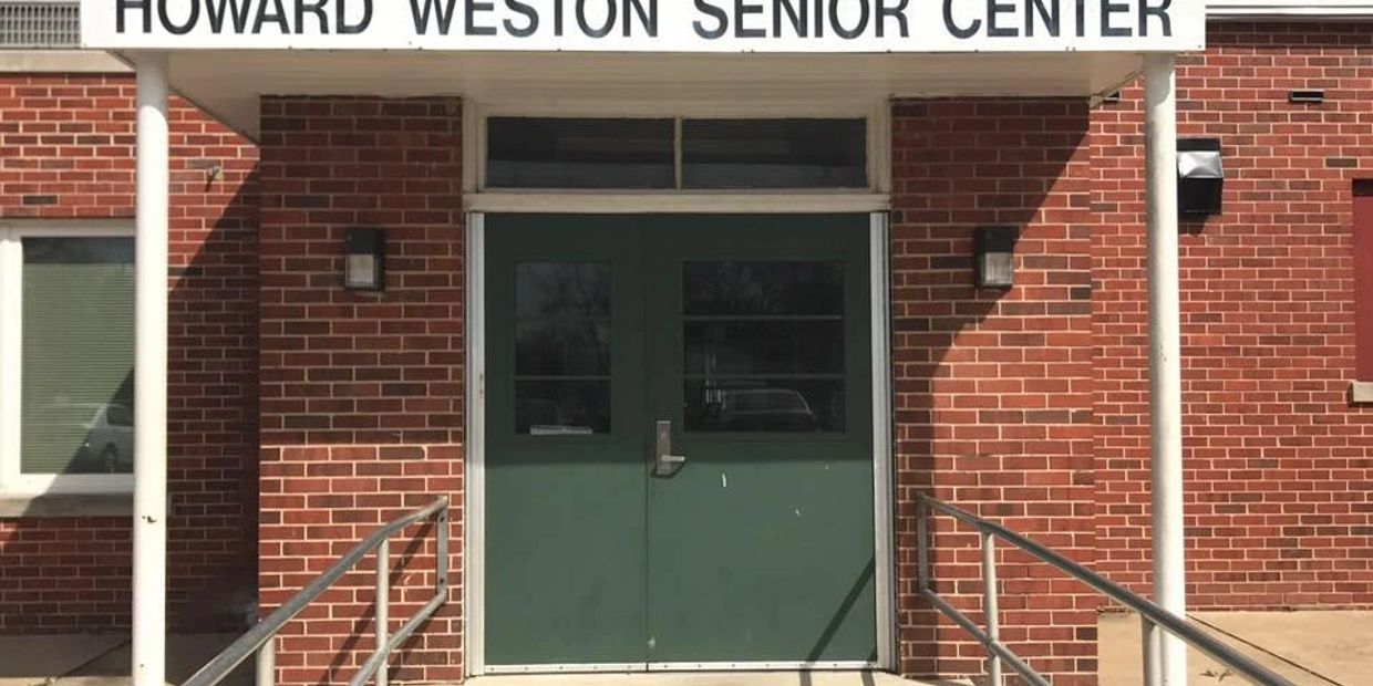 The entrance to the amazing Howard J. Weston Community & Senior Center!