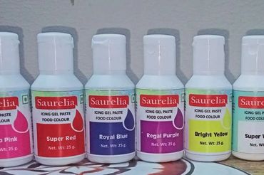 Icing gel paste food colours