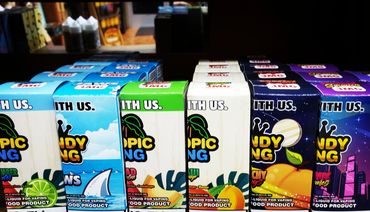 Candy King is one of the most popular e-juice brands on the market.  Drip More produces this sweet-t