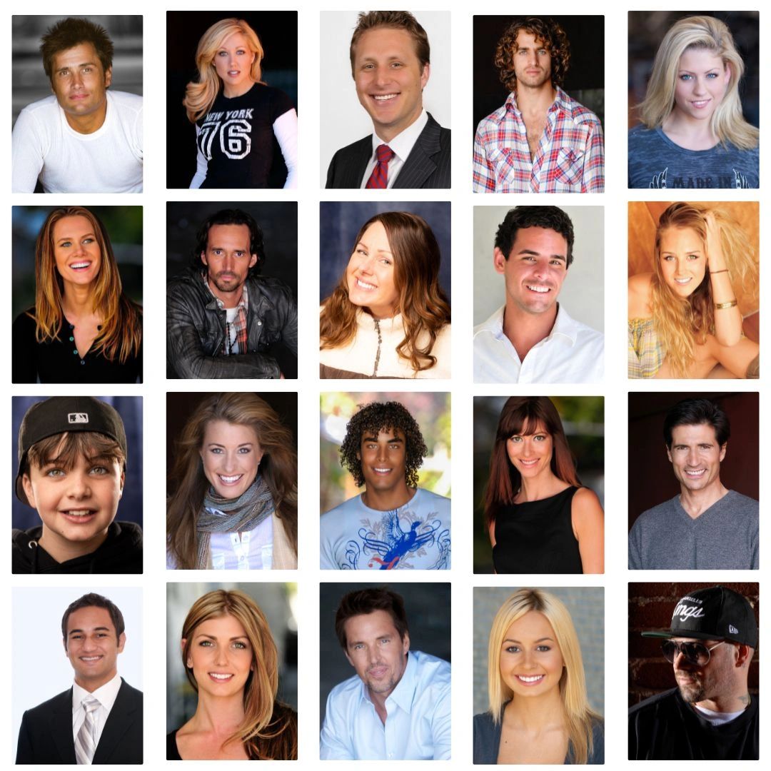 Group of professional headshots