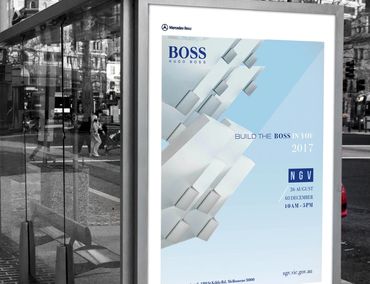 Hugo Boss Exhibition Bus Stop Concept