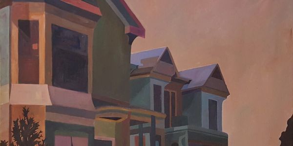 Partial View of The Dalles, OR