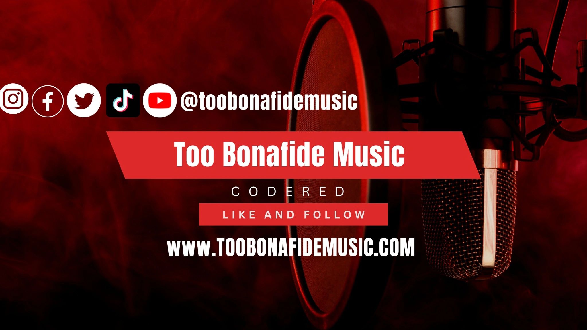 Too Bonafide Music (Code Red) Like and follow us. Music Production Studio.
